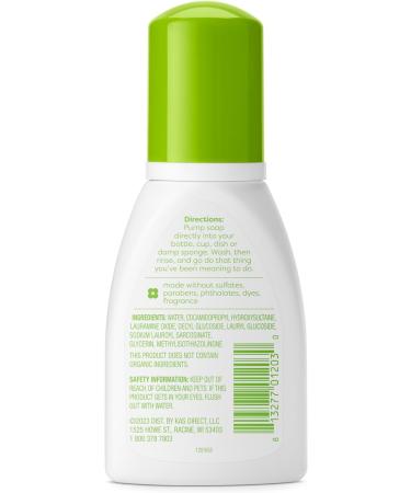 Buy Babyganics Foaming Dish & Bottle Soap Fragrance Free Plant-Derived Travel Size (3.38 Fl Oz Pack of 3) Ships Internationally - Buy Online on GoSupps.com