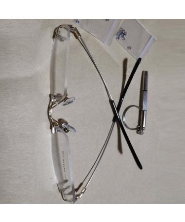 Munani Glasses Brick Leg Replacement Metal Hinge & Bracket Accessories | 1-Pair Repair Kit in Gray - Buy Online on GoSupps.com