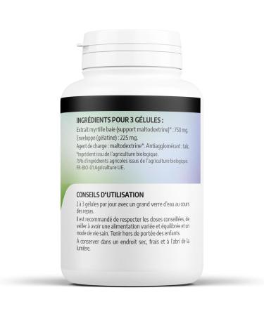 Blueberry Organic Berry 250 mg - 200 capsules - Ecocert Certified - Orgaliane - Buy Online on GoSupps.com
