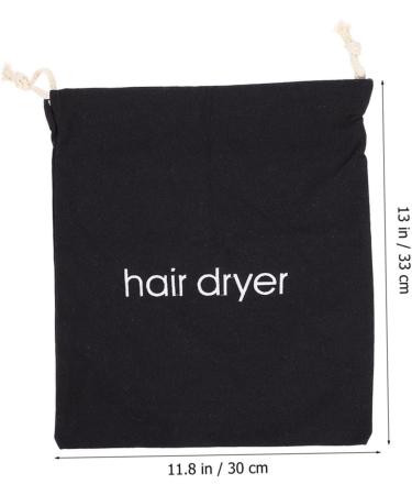 Healeved 8 Pcs Hair Dryer Storage Bag Curling Hair Dryer Hair Dryer Carrier Bags Blow Dryer Bag Black Fabric - Buy Online on GoSupps.com