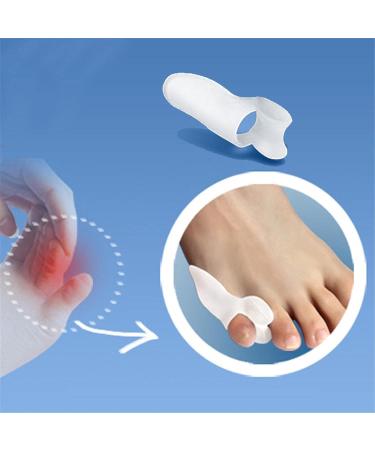 Corrector Pad Bunionette Straightener & Separator - Pinky Toe Protector Cushion - 12 Pack Pain Relief Spacer & Splint - Buy Online on GoSupps.com