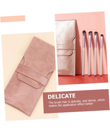 POPETPOP 4 Sets Eye Shadow Brush Set Eyeshadow Makeup Brush Girls Suit Cosmetic Eye Makeup Supplies Powder Applicator Blending Brush Girl's Eyeshadow Brush Tool Wooden Handle - Buy Online on GoSupps.com