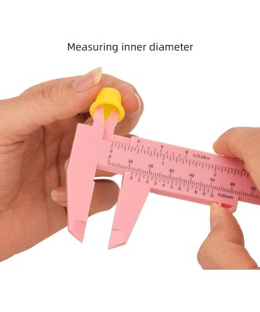Eyebrow Measuring Ruler 150mm Eyebrow Shaping Stencil Ruler Smooth Surface Multipurpose for Beginner for Home (Pink) - Buy Online on GoSupps.com