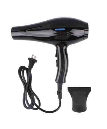 Hair Dryer Negative Ionic Hair Dryer Quick Drying Low Noise Hair Blow Dryer for Home Use Black US Plug 110V