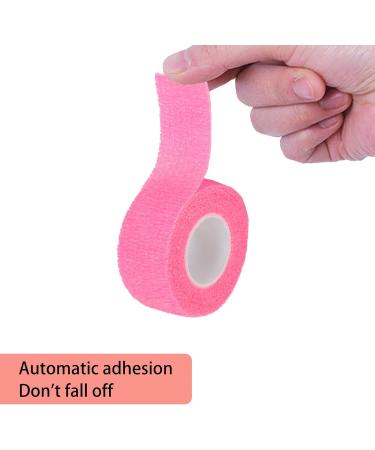 10 Rolls Sports Compression Elastic Bandage Straps - 1 Inch x 2 Yards Self-Adhesive Wrap for Fingers | International Shipping - Buy Online on GoSupps.com