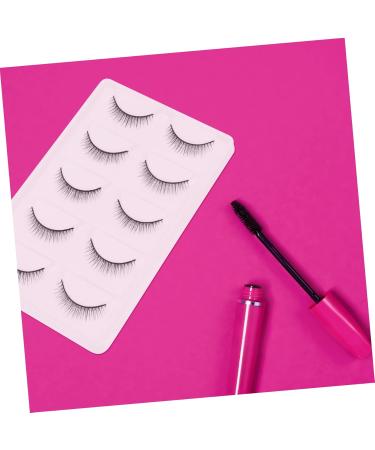 minkissy 1 Pair Short Eyelash Artificial Eyelashes Long Eyelashes Faux Dramatic Eyelashes 3d Fake Eyelashes Cosmetics Women Lashes Fake Lashes The Cross 6d Extend Artificial Fiber - Buy Online on GoSupps.com