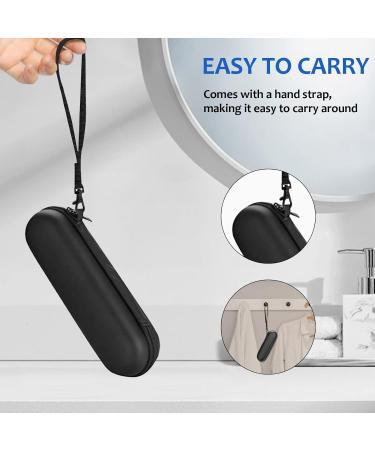 Yolonce Electric Toothbrush Travel Case - Portable Hard Shell Holder for Accessories | Black & Silver - Buy Online on GoSupps.com