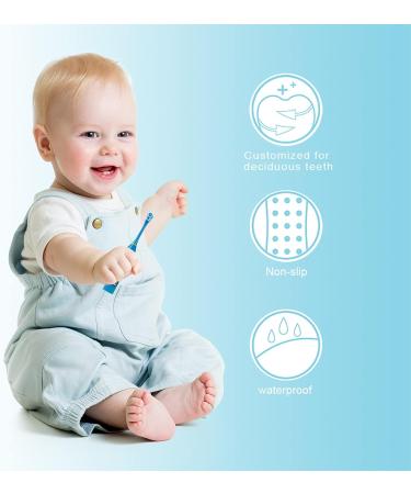 Kids Automatic Soft Toothbrush Set | Gentle Cartoon Whitening Heads | Suitable for Toddler | Vibrating & Sensitive | Assorted Colors | 18.5X2.3X2.3cm - Buy Online on GoSupps.com