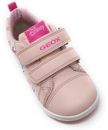 Geox Baby Girls B New Flick F Trainers - 8.5 UK Child - Lt Rose White | Breathable & Comfortable - Buy Online on GoSupps.com