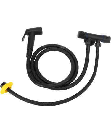 Bidet Spray Head G1/2 - High Pressure Handheld Bidet Sprayer Set | Black Bathroom Accessories - Buy Online on GoSupps.com