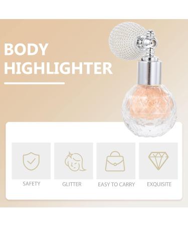 FRCOLOR 1pc Body Air Bag Powder Mist Spray Bottle for Hair Powder Face Sprayer Powder Bottle Bride The Face Golden 7x5.5cm - Buy Online on GoSupps.com