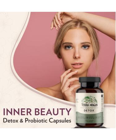 TERRA ORIGIN Detox Cleanse Probiotics 30 Veggie Capsules | 5B CFU | Metabolism Booster with Licorice Root, Amla Fruit, Senna Leaf, Ginger Root | Natural Digestive Support - Buy Online on GoSupps.com