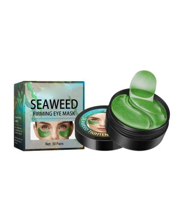 30 Pairs Seaweed Eye Cover Eye Pads Anti-Ageing Eye Cover Collagen Eye Cover Moisturising Eye Patches Removing Dark Circles Fine Lines Wrinkles Eye Bags Puffiness Eye Skin Care Pads With Collagen
