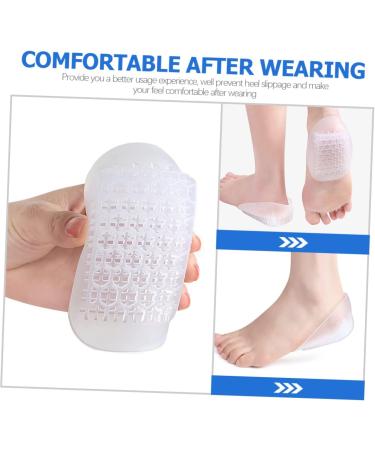 FOMIYES Heel Pads - 4 Pairs U-Shaped Cushions for Men & Women | Heel Protectors & Heightening Inserts for Comfortable Shoes - Buy Online on GoSupps.com