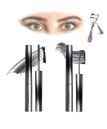 Judydoll Mascara Judy Doll Mascara Judy Doll Iron Brush Mascara Judydoll - 3D Curling Eyelash Iron Mascara Judydoll Iron Mascara Judydoll Iron Strong Mascara (Classic Black+Finely Curved Black)