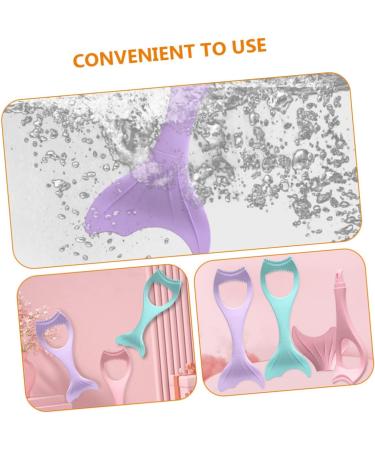 FOMIYES Mascara Brush Makeup Silicone Makeup Applicator Women Cosmetics Aids Protection Girl Imprint 15X5.7CM Violet - Buy Online on GoSupps.com