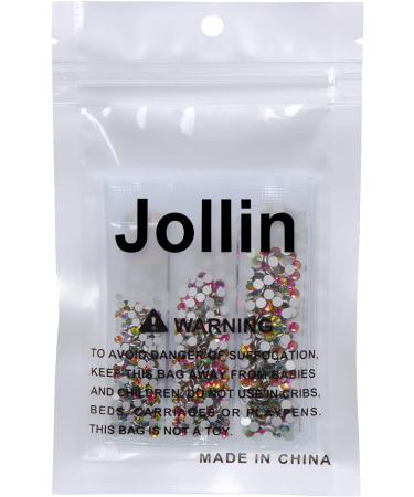 Jollin 3456 Flat Back Rhinestones Glass Pendants Gems for Nail Art 6 Sizes SS4 SS12 Fire - Buy Online on GoSupps.com