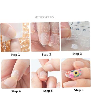 30 Sheets Nail Adhesive Tabs Nail Glue Stickers Double Sided Nail Jelly Glue for Manicure Decoration. - Buy Online on GoSupps.com