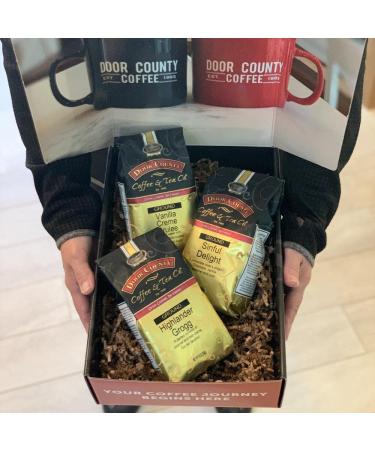 Door County Coffee Gourmet Flavored Trio Gift Set - 3 Best-Sellers in 10oz Bags - Buy Online on GoSupps.com