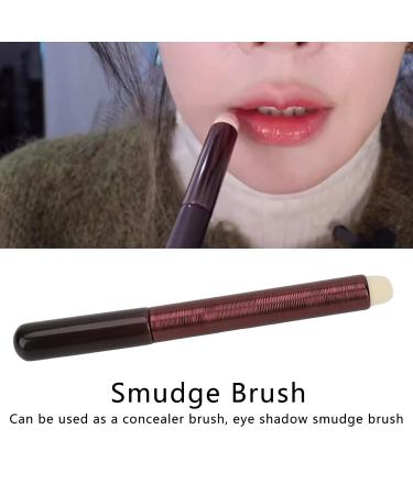 Portable Lipstick Brush - Small Round Head Smudging & Concealer Makeup Tool for Travel | Artificial Fiber - Buy Online on GoSupps.com