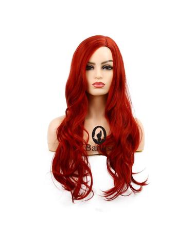 BERRYLION Synthetic Wigs for Women|Curly Wigs for Black Women&White Women|Wig for Daily Use (Red)