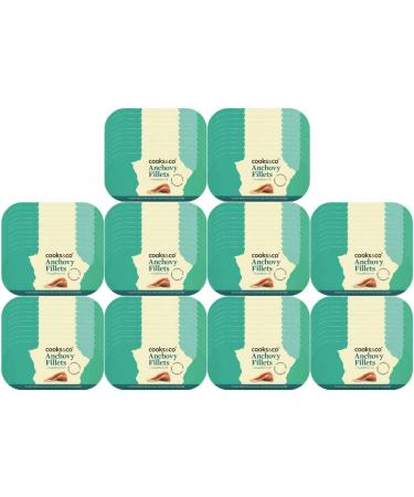 Cooks & Co Anchovy Fillets in Oil 50 g (Pack of 100)