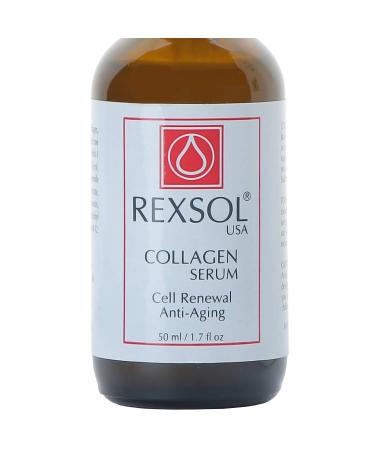 REXSOL Collagen Serum | With Vit C&E | Effective Anti Aging Serum For Face Care & Age Spot Remover | Anti Wrinkle Serum & Anti Aging Face Serum With Hyperpigmentation Treatment | Rapid Wrinkle Repair