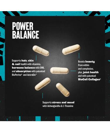 Animal Power Balance Women's Alpha F Comprehensive Formula Supports Hormonal Balance Complexion Hair Nails Mood and Stress Intestinal Health & Bone and Joint Health 30 Packs Nutritional Supplement - Buy Online on GoSupps.com