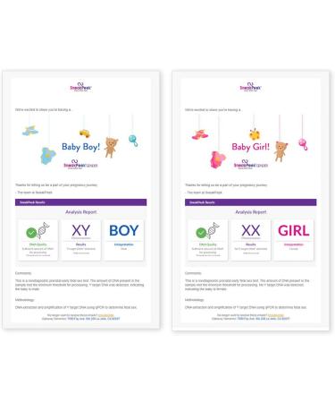 SneakPeek DNA Test Gender Prediction - 99.9% Accuracy at 6 Weeks - Lab Fees Included - Easy & Painless Collection (Snap) | Shop Now - Buy Online on GoSupps.com