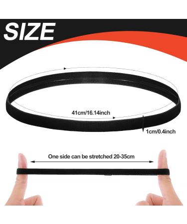Buy Sularpek 6 Pack Yoga Head Bands - Anti-Slip Elastic Hair Bands for Gym Football & Tennis - Unisex Sports Headbands - Buy Online on GoSupps.com