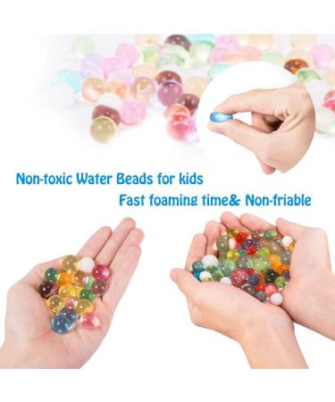 50000 pcs Rainbow Water Beads for Kids Sensory Play and Home Decoration - Buy Online on GoSupps.com