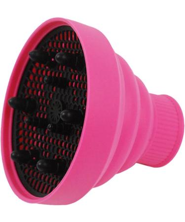 Nxbuynef Blow Dryer Attachment | Heat Resistant Silicone Hair Dryer Vent Hood Foldable - Soft Blow Dryer Accessory Multifunctional Hair Styling Supplies for Girls pink - Buy Online on GoSupps.com