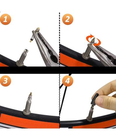 Duisoad 23-Piece Presta Valve Insert & Adapter Set | Bicycle Tire Valve Repair & Replacement Accessories - International Shipping Available - Buy Online on GoSupps.com