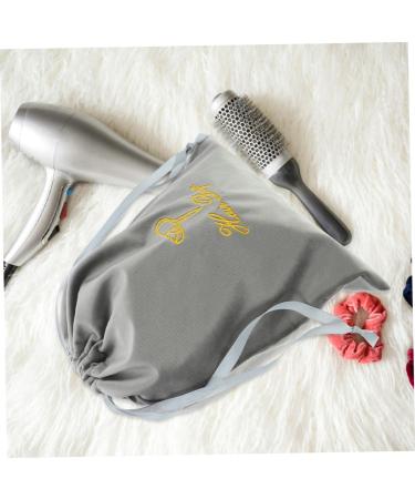 IWOWHERO 2pcs Hair Dryer Storage Bag Hair Dryer Bag Hair Dryer Drawstring Bags Drawstring Storage Bag Hair Dryer Travel Bag Drawstring Pouch Storage Bag for Hair Dryer Blow Dryer Pouch 30.00X25.00X0.50CM Grey - Buy Online on GoSupps.com