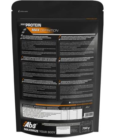 Protein Max Definition * Box of 750 g * Whey Protein 80% * Degreased Cocoa Powder and Stevia * Bone Capital Muscles and Skeletons Sports Performance - Buy Online on GoSupps.com