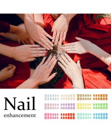 Ruarby Press on Nails Handmade Heart Pattern False Nails Stick on Nails for Women and Girls DIY Craft Nails Art Accessories - Buy Online on GoSupps.com