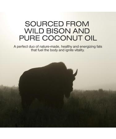 Human Nature Jump Start: Wild Grass Fed Bison Tallow & MCT Oil Focus Supplement with Essential Vitamins for Natural Energy Brain & Bone Health (180 Capsules) - Buy Online on GoSupps.com