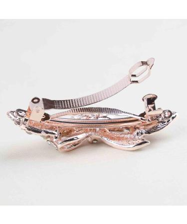 TseenYi Crystal Hair Clip Rhinestone Wedding Hair Clip Flower Bow Crystal Hair Clip Shiny Bridal Decorative Headpiece Rhinestone Hair Pins for Women and Girls (Purple Crystal) - Buy Online on GoSupps.com