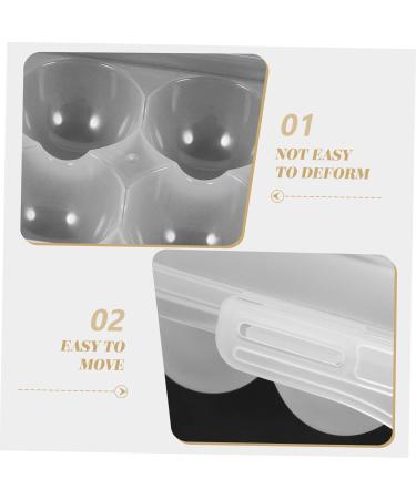 Zerodeko 2pcs Egg Preservation Box Fridge Refrigerator Eggs Egg Holder Dispenser Egg Plate re-usable - Buy Online on GoSupps.com