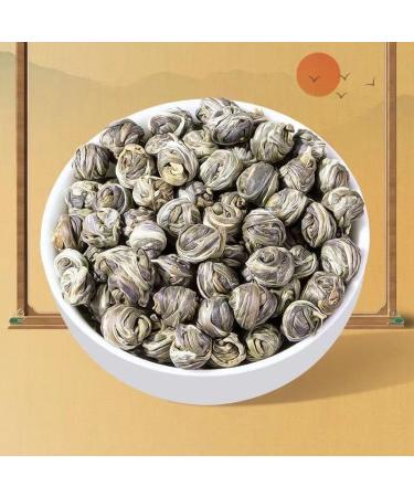 Newest MQUPIN Jasmine Dragon Pearls Green Tea 120g - Hand Rolled, Natural Floral Scent, Aromatic & Tonic | White 120g - Buy Online on GoSupps.com