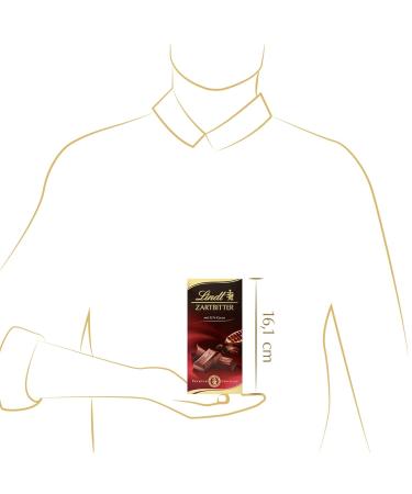 Lindt Dark Chocolate 52% Cocoa - Premium 100g Bar | International Shipping Available - Buy Online on GoSupps.com