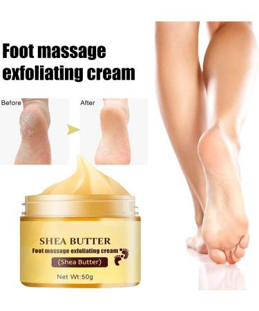Foot Massage Exfoliating Foot Care Moisturizing Anti Dry And Peeling Chapped Foot Clean And Delicate Foot Shea Butter Natural Extract Athletes Foot (A One Size) 1 count (Pack of 1) A - Buy Online on GoSupps.com