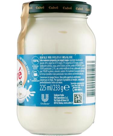 Calv Maionese Fresca Ma-Y 6 x yogurts without fat and 55% less fat* ideal for rice salads cold potatoes and large salads without fat - Buy Online on GoSupps.com