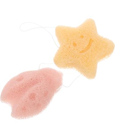 Zerodeko Konjac Face Wash Sponges & Exfoliating Back Scrubber - 4 Pcs Bath & Dishwashing Puffs - Travel-Friendly Body Cleansing Loofah - Buy Online on GoSupps.com
