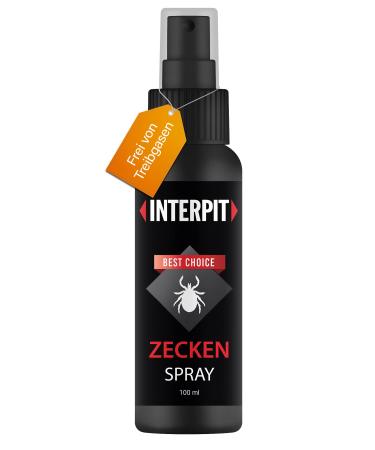 Interpit tick spray for natural treatment for dogs & cats - protection & defense in an anti -tick spray - the tick and means for defense