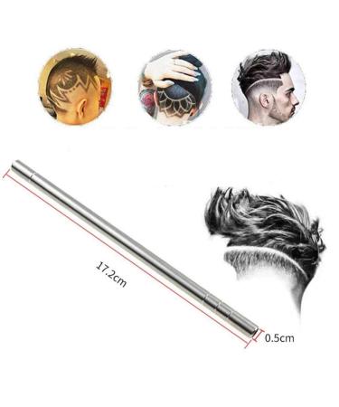 DIY Shaving Pen for Hair Design | 10 Stainless Steel Blades Eyebrow Beard Razor - Perfect for Precision Grooming - Buy Online on GoSupps.com