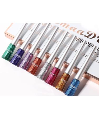 NICEFACE 16 Colors Matte Liquid Eyeliner Set - Waterproof Glitter Eyeliners for Women - Buy Online on GoSupps.com