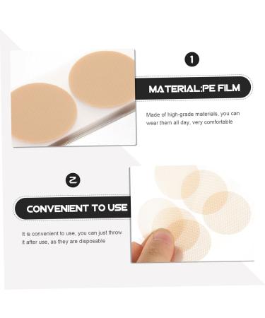 Collbath Men's Nipple Stickers - 50 Pair Invisible Nipple Covers PE Active Membrane Pads 3.5x3.5cm - Comfortable & Discreet Protection - Buy Online on GoSupps.com