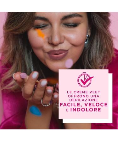  Veet Veet 5-pack of 200ml hair removal cream for legs arms underarms and bikini area - Buy Online on GoSupps.com