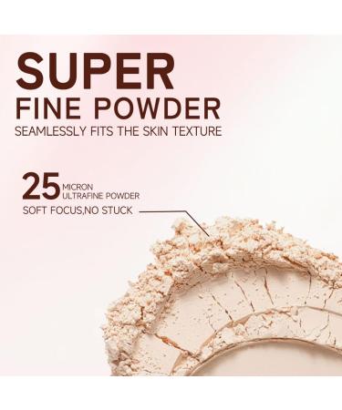 BB Cream Pressed Face Powder Anti-Aging Moisturizing Setting Foundation Powder with High Coverage Oil Control Waterproof Poreless Concealer Buildable Long-Lasting for All Skin Types Natural Color - Buy Online on GoSupps.com